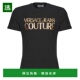 Jeans 黑色男装 Couture 76GAHT00 欧洲直邮Versace T恤 男士 短袖
