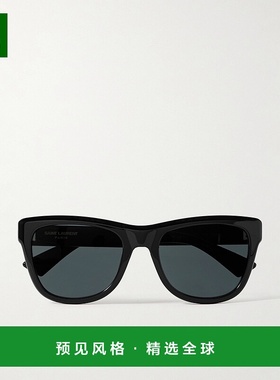 1h可退 香港直邮Saint Laurent 圣罗兰 女士 D形框醋纤太阳眼镜 S