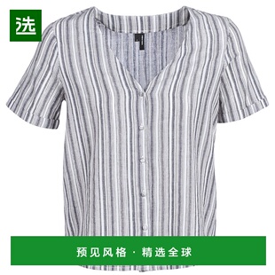 欧洲直邮Vero Moda 女士 VMESTHER 上衣 蓝色女装