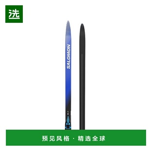 欧洲直邮Salomon萨洛蒙 RS儿童黑色/蓝色木材滑雪板新款
