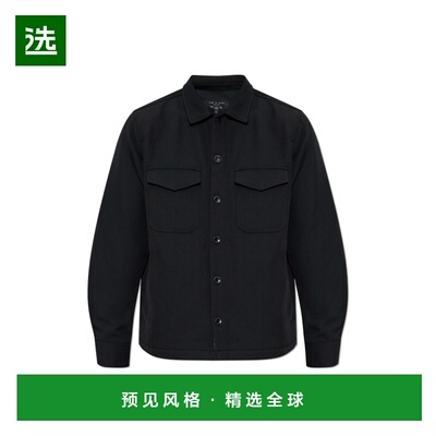 香港直邮RAG & BONE 男士衬衫 RV9525FSMWO0BLACK AW2025