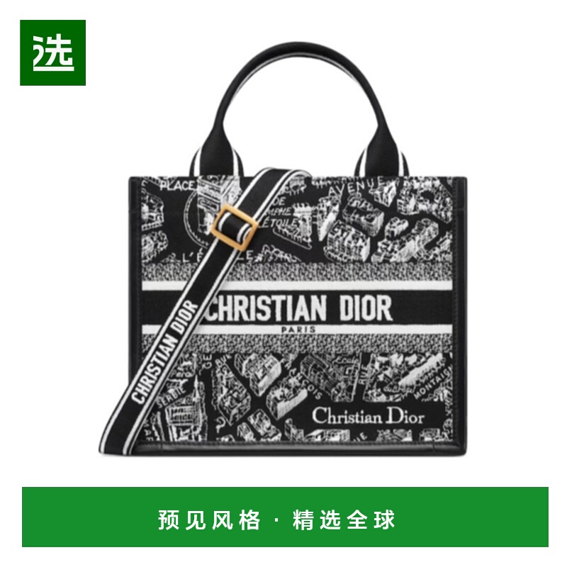 香港直邮Dior 小号Book Tote单肩包 M1325CETJ