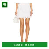 网眼半身裙 1h可退 WE25WSK006 女士 Deco 香港直邮Frame Denim