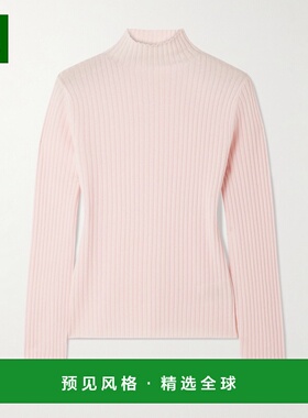 1h可退 Arch4 女士 Ariana 罗纹有机羊绒高领毛衣 KNJP23