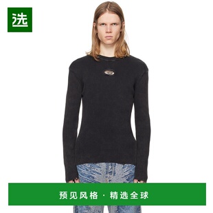 1h可退 香港直邮Diesel 迪赛 男士 黑色 K-Darin-D 针织衫 A17512