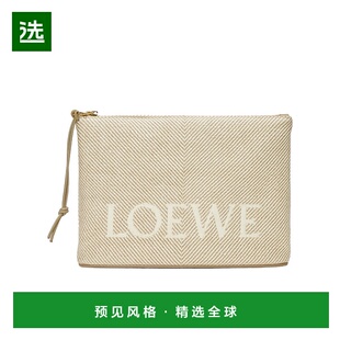香港直邮Loewe logo 提花长方形手拿包 C730C63X18罗意威