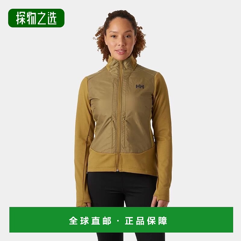 自营欧洲直邮Helly Hansen 女士驼色聚酰胺Versalite混合抓绒夹克