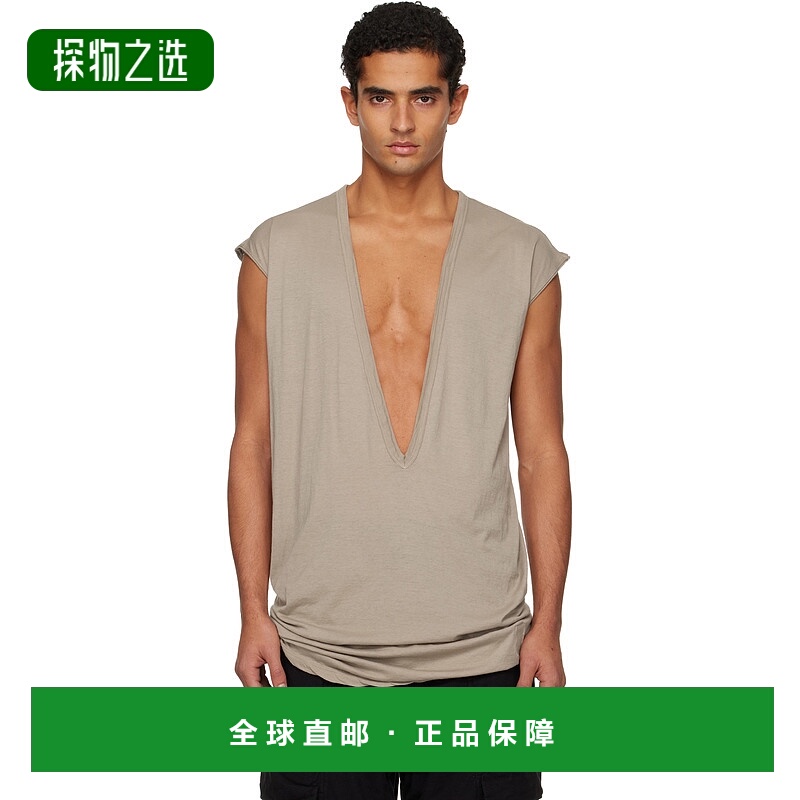 香港直邮rick owens 瑞克·欧文斯 DRKSHDW 男士 灰褐色 Concordi