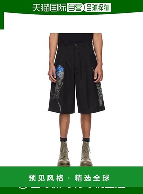 香港直邮Song For The Mute Blue Flower Cat 短裤 241MST053EGBD