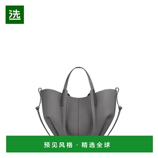 欧洲直邮POLENE Cyme Mini女士锡器灰小牛皮单肩包手提包托特包