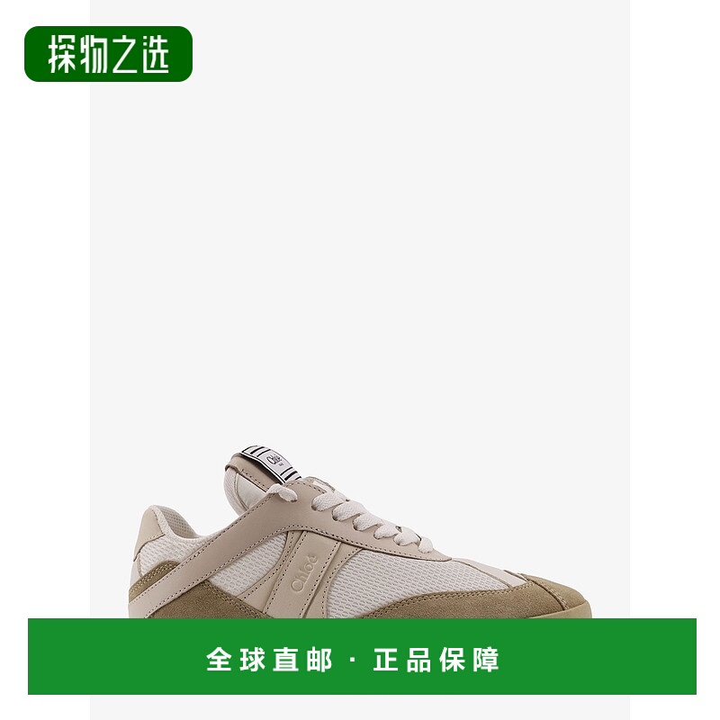 香港直邮Chloe 蔻依 女士 Kick inserts 网纱绒面革皮质运动鞋 CH