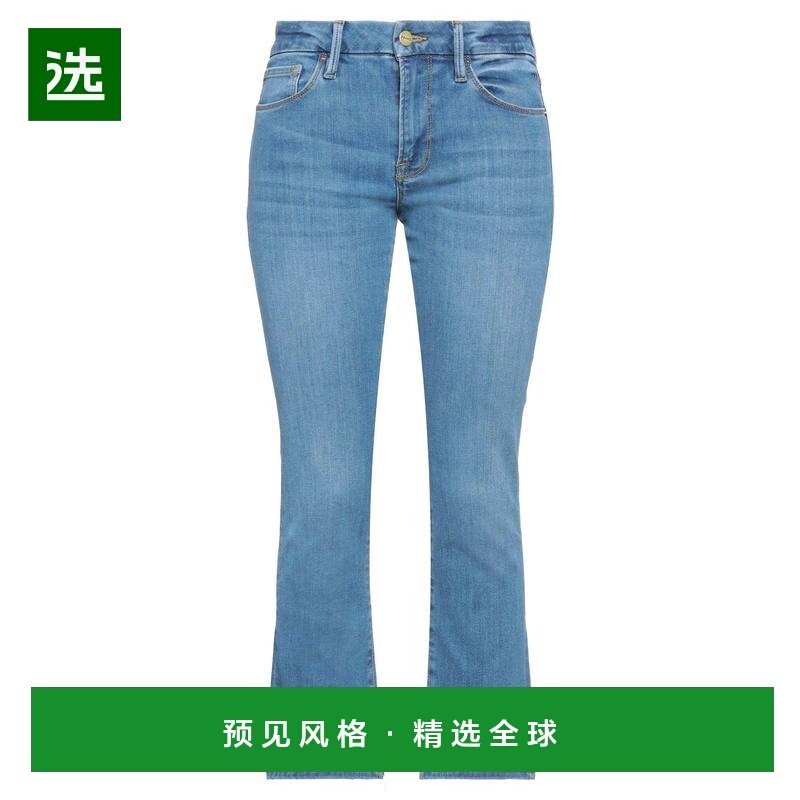 1h可退 香港直邮Frame Denim 女士 牛仔长裤 blue蓝色 舒适时尚,女装/女士精品,牛仔裤,淘宝优惠券,粉丝福利购,淘宝优惠卷