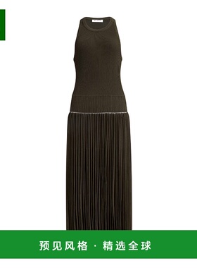 香港直邮Alaia 圆领连衣裙 AA9R2673K078B长裙