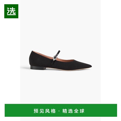 1h可退 香港直邮Malone Souliers 女士 Kate 10 罗缎玛丽珍平底鞋