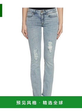 香港直邮DONDUP 女士牛仔裤 JDP126800BLU SS2018 灰色 徽标牛仔