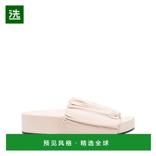 香港直邮Jil 褶饰凉鞋 Sander 女士 J15WP0065 吉尔·桑达 1h可退
