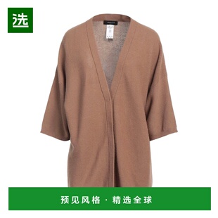 1h可退 香港直邮Fabiana Filippi 女士 羊绒混纺开衫 brown棕色