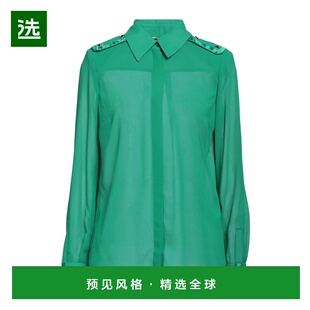 1h可退 香港直邮Elisabetta Franchi 女士 衬衫 green绿色 舒适时