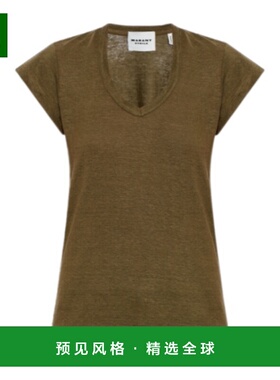 香港直邮ISABEL MARANT ÉTOILE 女士T恤 TS0014FBB1N17EDARKKHAKI