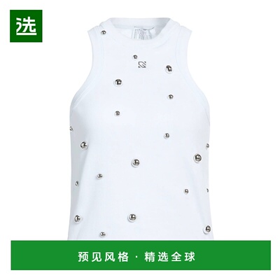 1h可退 香港直邮Giuseppe Di Morabito 女士 上衣 white白色 舒适