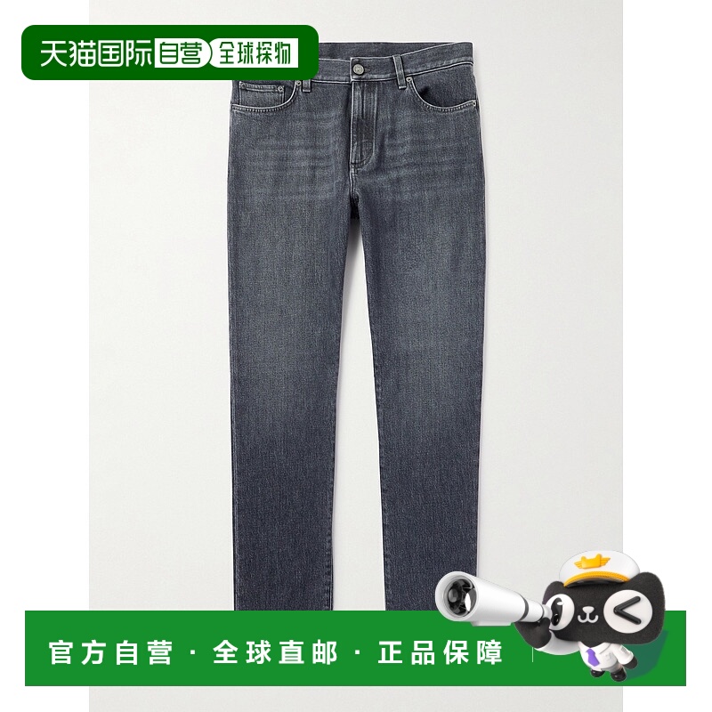 1h可退 香港直邮Zegna 杰尼亚 男士 Roccia 修身牛仔裤 UGIH3A2CI
