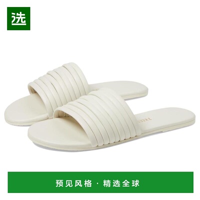 1h可退 【美国直邮】TKEES Caro 女士时装凉鞋 舒适牛皮平底凉鞋