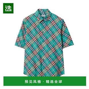 香港直邮BURBERRY 男士衬衫 8120427 AW2025 蓝色 M Casual Shirt