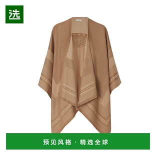 香港直邮Fendi FXX775AUM2 芬迪 裹身斗篷 brown棕色 女士 1h可退