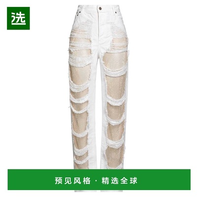 1h可退 香港直邮DARKPARK 女士 休闲长裤 white白色 舒适时尚