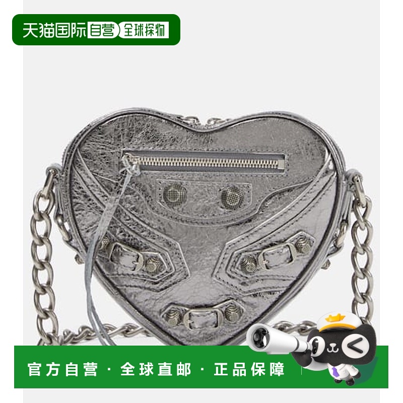 1h可退 香港直邮Balenciaga 巴黎世家 女士 Le Cagole 心形迷你皮