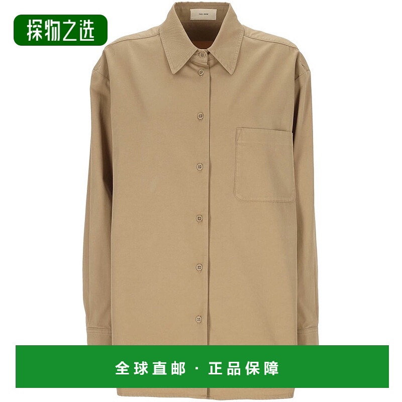 香港直邮The Row 女士 艾菊襯衫 9055W3670 beige米色 舒适时尚