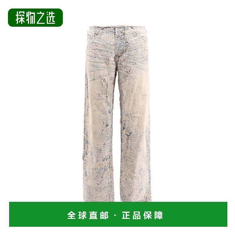 欧洲直邮DIESEL 女士牛仔裤A16489007Y501直筒裤
