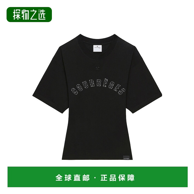香港直邮Courreges 印花 T 恤 225JTS168JS0112