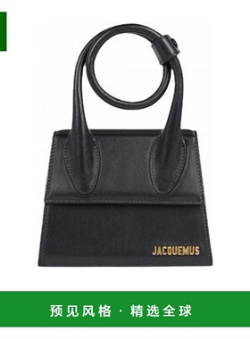 香港直邮Jacquemus 黑色徽标手提包单肩包斜挎包 213BA05-213