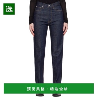 1h可退 香港直邮AURALEE 女士 蓝色 Hard Twist Denim 5P 牛仔裤