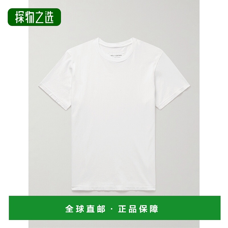 香港直邮NILI LOTAN 男士 Bradley 棉针织T恤 11760K35WHT