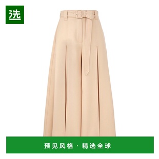 裤 香港直邮Zimmermann 西装 4742PF251羊毛阔腿裤 百褶休闲裙裤