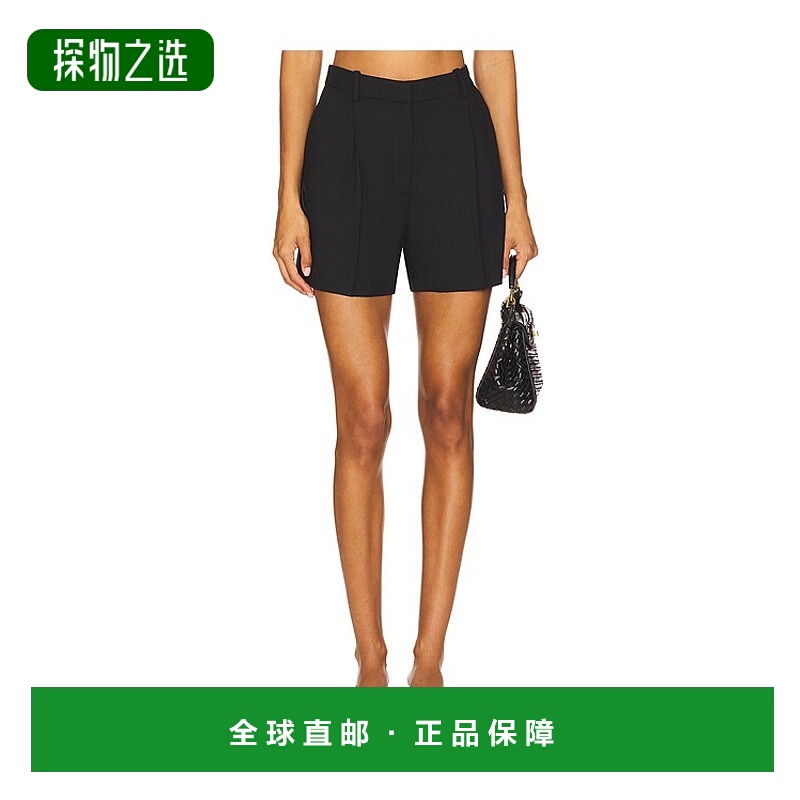 1h可退 香港直邮ANINE BING 女士 黑色 Trent 短裤 A0511226