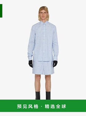 香港直邮Givenchy 徽标棉质短裤 BM518G14P5