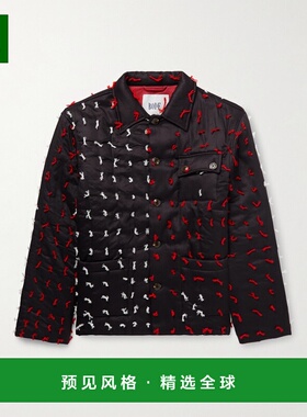 1h可退 香港直邮Bode 男士 TENCEL™-Twill 刺绣夹克 MRF22OW028BK