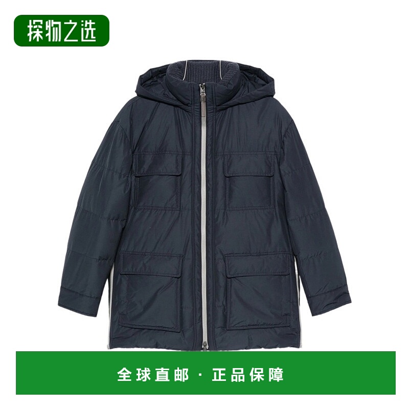 香港直邮Brunello Cucinelli 长袖羽绒服 MG5017784鹅绒连帽