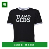 black黑色 1h可退 舒适 宽松T恤 A2OU2308JG4 香港直邮Gcds 男士