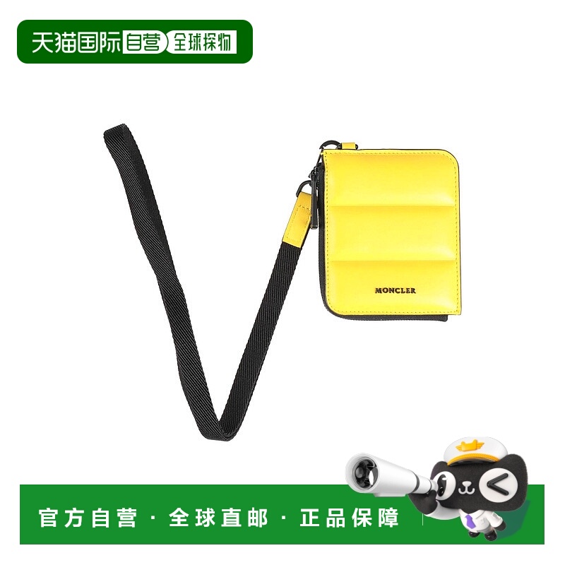 1h可退 香港直邮Moncler 盟可睐 男士 钱包 yellow黄色 舒适时尚