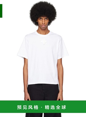 1h可退 香港直邮Craig Green 男士 白色 Eyelet T 恤 CGSS23CJETS