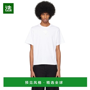 1h可退 香港直邮Craig Green 男士 白色 Eyelet T 恤 CGSS23CJETS