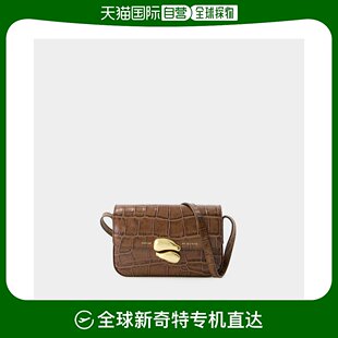 Brown 欧洲直邮Classic Leather Bag Glossy Chylak Flap