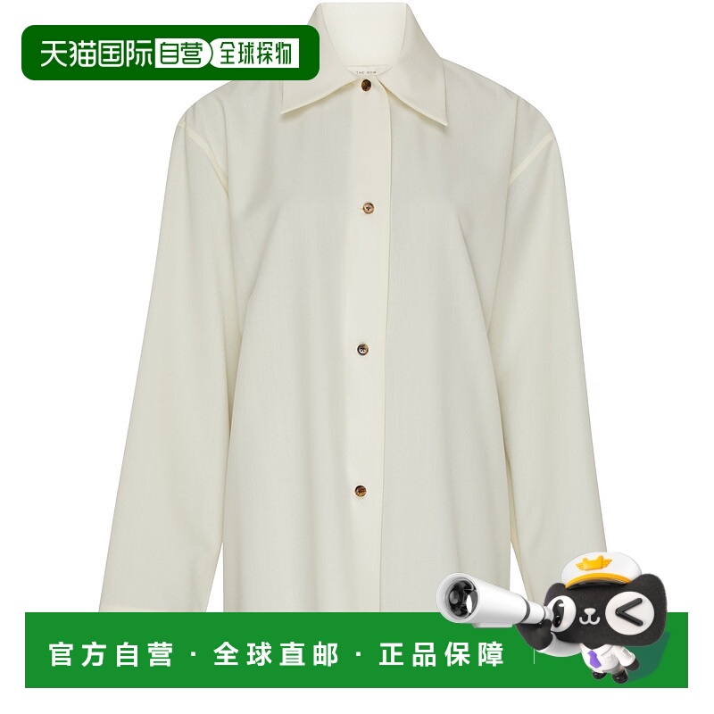 1h可退 香港直邮The Row 女士 Rigel 衬衫 93D73OWHWZZXS