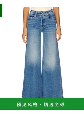 1h可退 香港直邮mother 女士 Tomcat Swisher Sneak 磨损牛仔裤 1