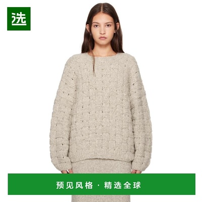 1h可退 【美国直邮】LAUREN MANOOGIAN女士毛衣圆领时尚休闲保暖