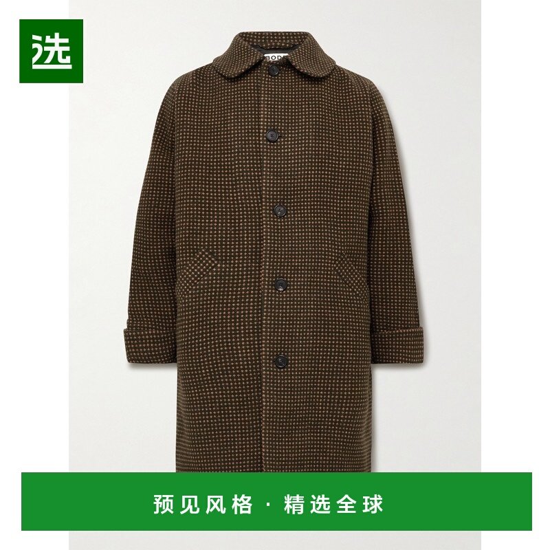 1h可退 香港直邮Bode 男士 Hedgerow 羊毛花呢大衣 MRF25OW003ORG,男装,夹克,淘宝优惠券,粉丝福利购,淘宝优惠卷